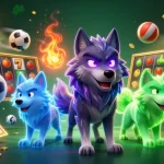 Jouez sur un casino en ligne avec des personnages fantomatiques entourés de symboles de machines à sous.