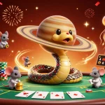 Explore the best paying online casinos with engaging animated cosmic casino scene.