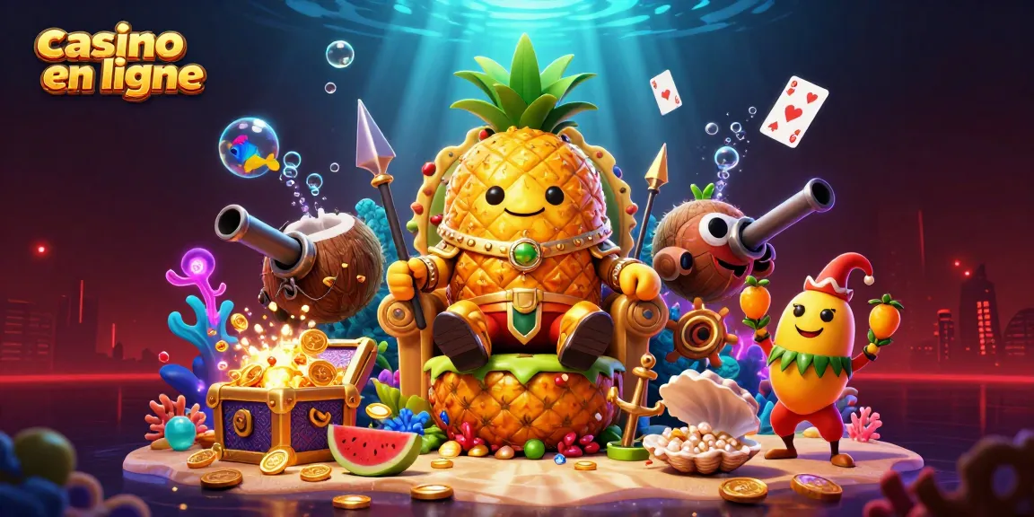 jouez au casino en ligne avec des personnages animés et des joyaux sous-marins