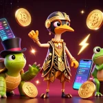 Découvrez un casino en ligne vibrant avec une grenouille jouant de la trompette et une tortue en haut de forme.