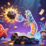 Découvrez l'univers dynamique des jeux de casino en ligne avec ce samouraï et son étoile de mer.