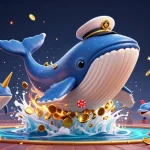 Plongez dans le monde des jeux de casino en ligne avec une illustration 3D captivante, mettant en scène des personnages marins.
