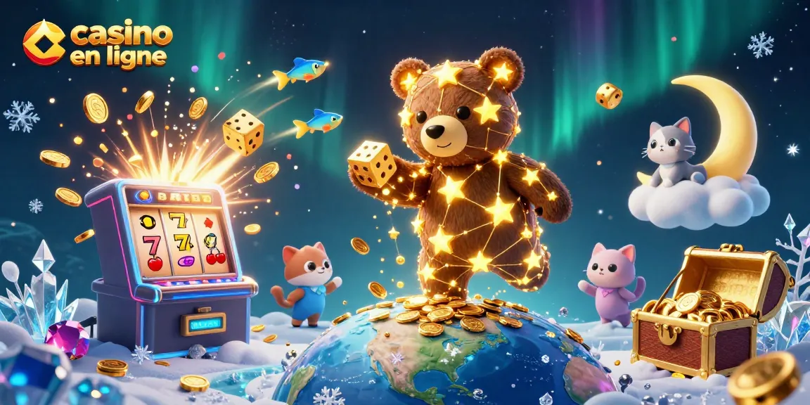 Émerveillez-vous devant un univers de casino en ligne avec des personnages animés attrapant des pièces d'or.